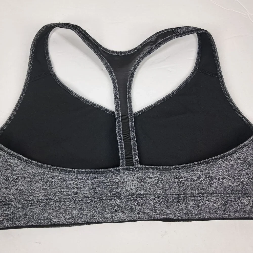VSX Sport Victoria's Secret The Player Black/Gray Racerback Sports Bra Medium - Picture 5 of 8